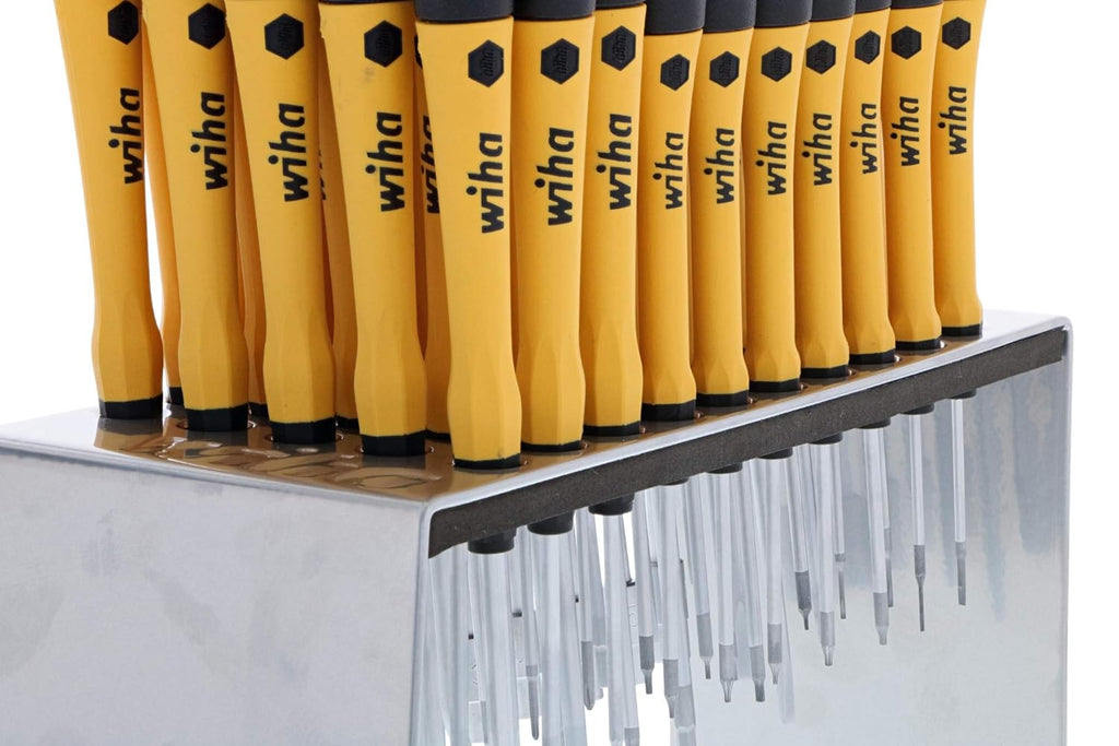 50 Piece ESD Safe Precision Screwdriver Set in Steel Rack F614