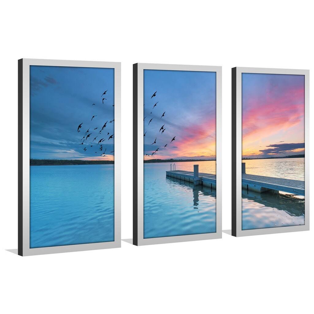 3 Piece Framed Photographic Print Set F753564