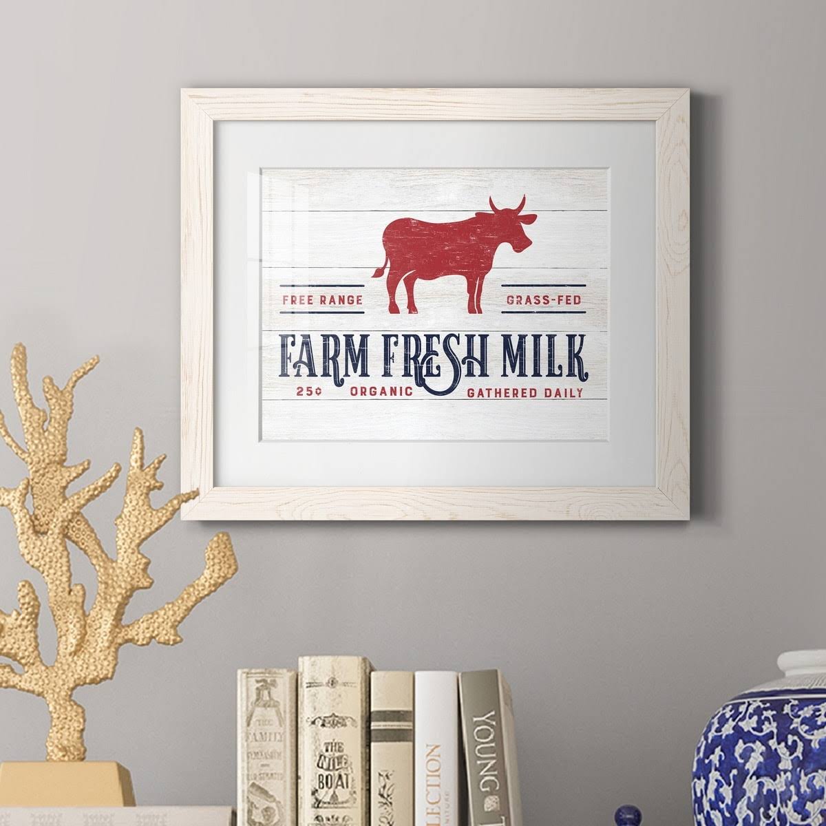 Framed Canvas - 27.5X37.5 - Walnut S2562