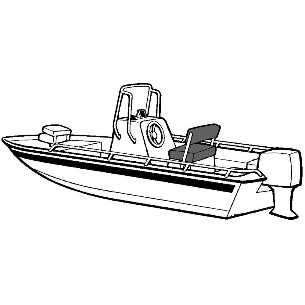 Grey Boat Cover for 19.5 V-Hull Center Console Boats N95000