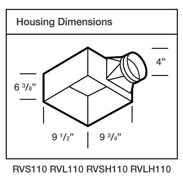 Bathroom Exhaust Fan with Humidity Sensing J752402