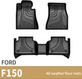 All Weather Car Floor Mats Front & 2nd Seat Floor Liners F319
