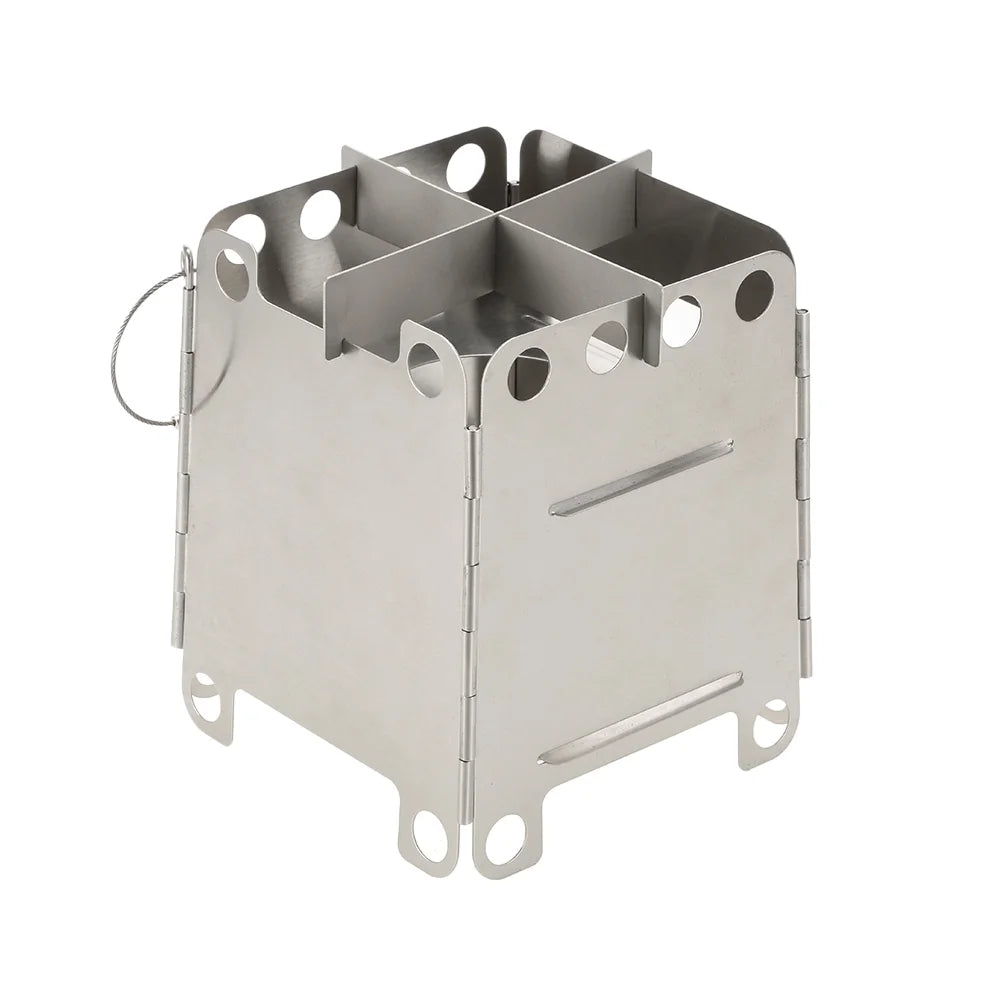 Portable Stainless Steel Wood Stove X8982