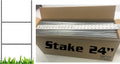 Wire Stake 10 x 24 Inch x 9 Gauge Galvanized Double H-Frame Sign Holder O994772
