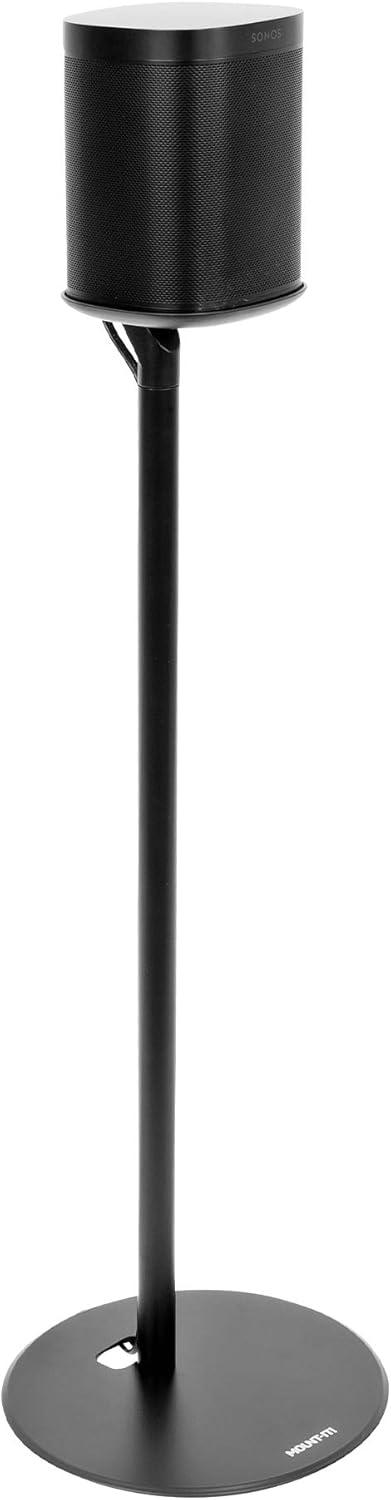 Matte Black Speaker Floor Stand K43355