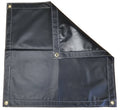 Black Flame Retardant Vinyl Laminated Tarp 18 oz. S922