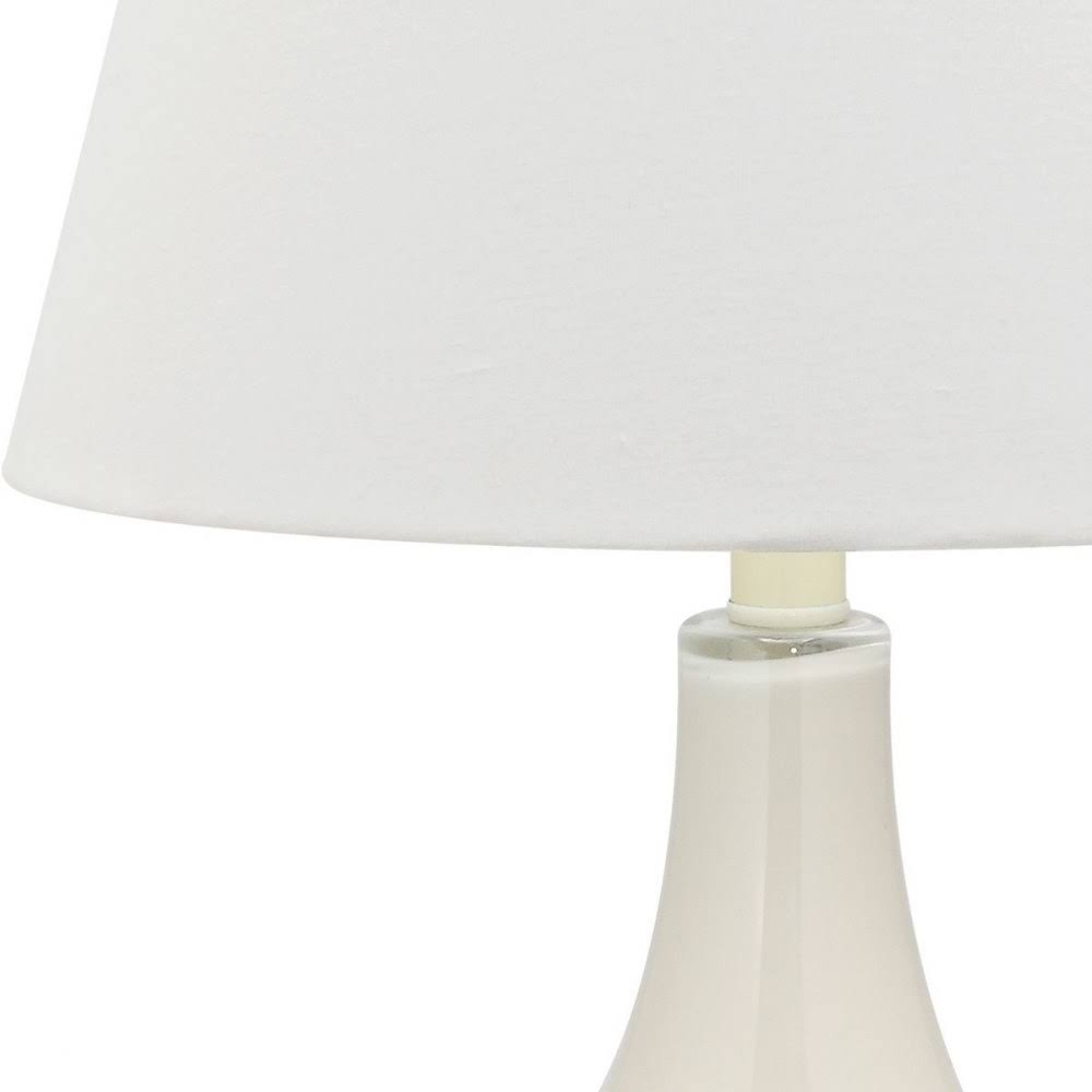 Marine Blue Glass Lamp Set of 2 W303
