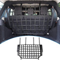 Car Rear Trunk Organizer Isolation Cargo Net, Mesh Dog Barrier Divider Net for Jeep Wrangler JKU & JLU 4 Door 2007-2021 Pack of 2 K81211