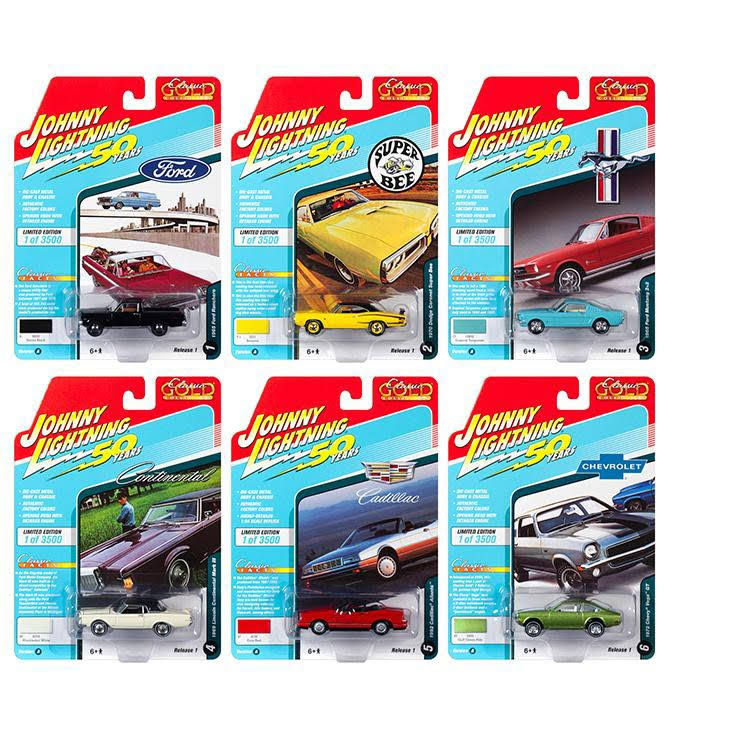 1/64 Diecast Cars Set of 6 K744660
