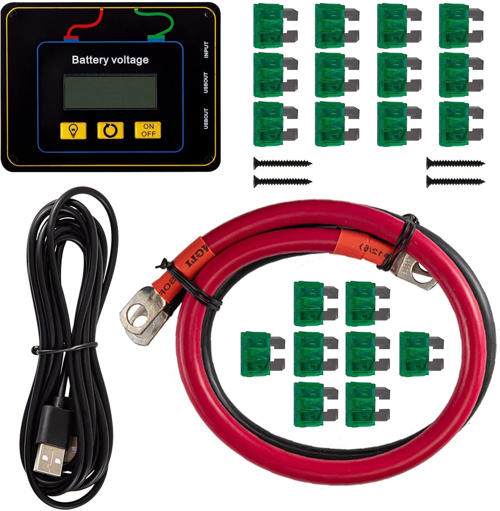 5000W Modified Sine Wave Power Inverter with LCD Display F871431