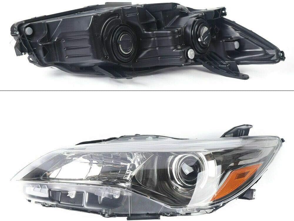 Halogen Headlight Assembly Passenger Right Side for 2015-2017 Toyota Camry Q9933