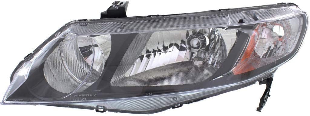Headlight Assembly for Honda Civic 2009 2011 Driver Side Sedan O907