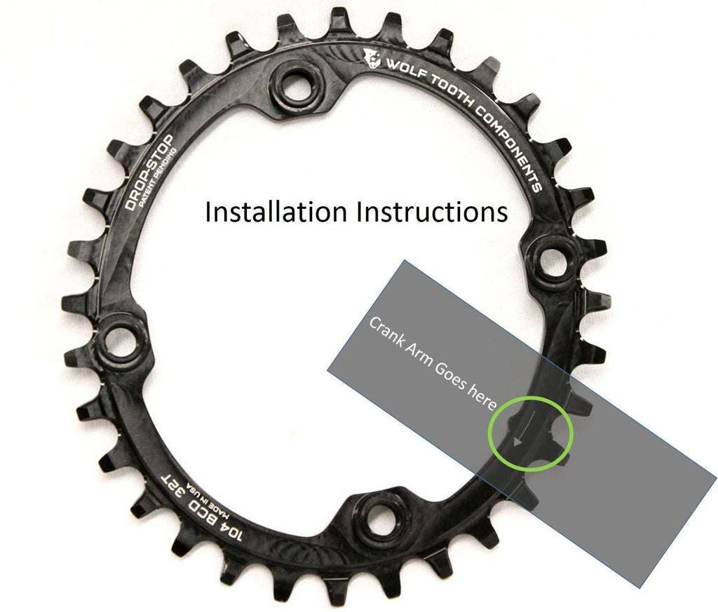 Elliptical 104 BCD 34T Chainring C51517