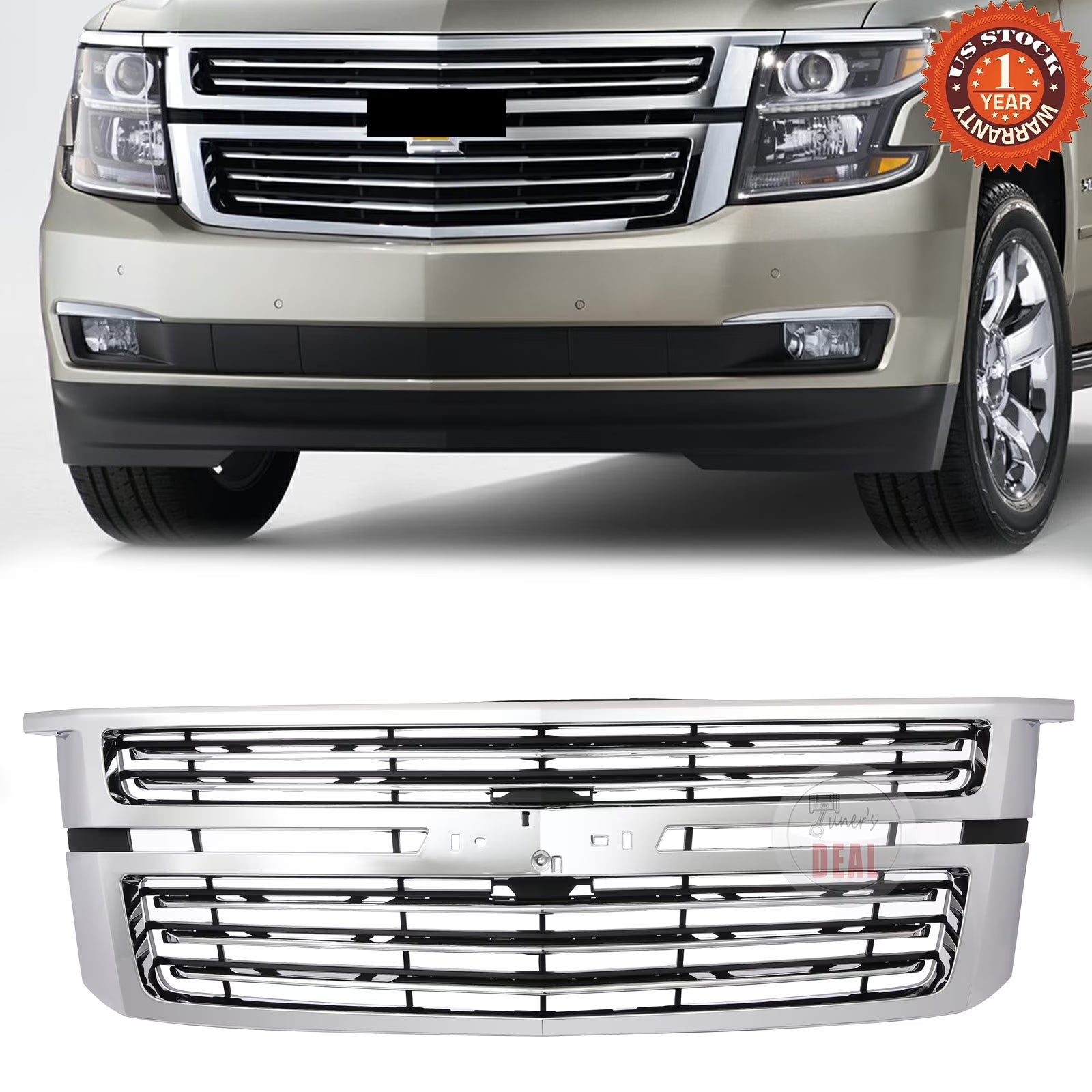 Chrome Grille for 2015-2020 Chevy Tahoe M94340