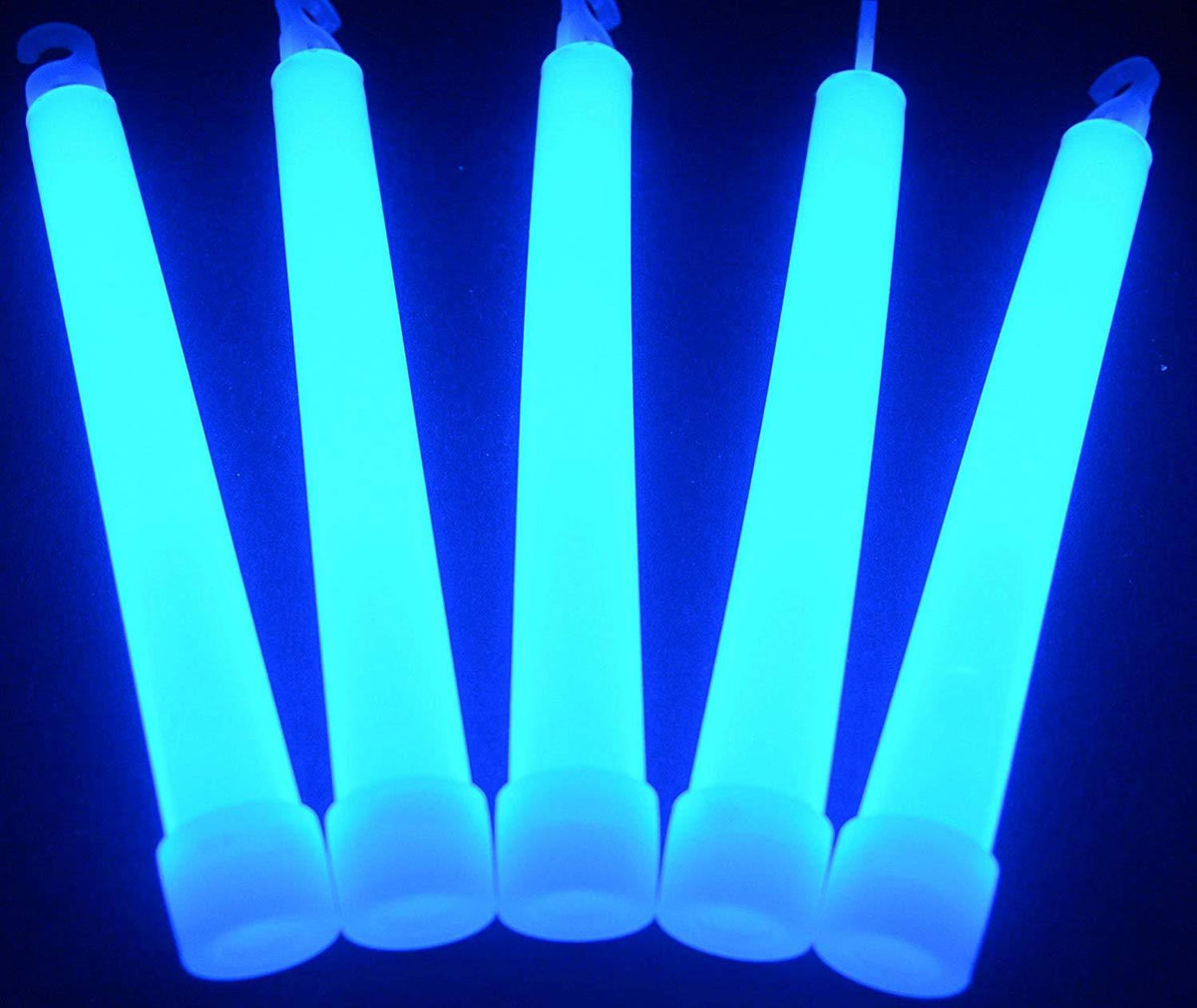 100 Industrial Grade Blue Light Sticks Y682