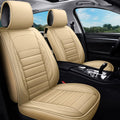 Black Non-Slip Universal Leather Car Seat Covers Full Set F761451