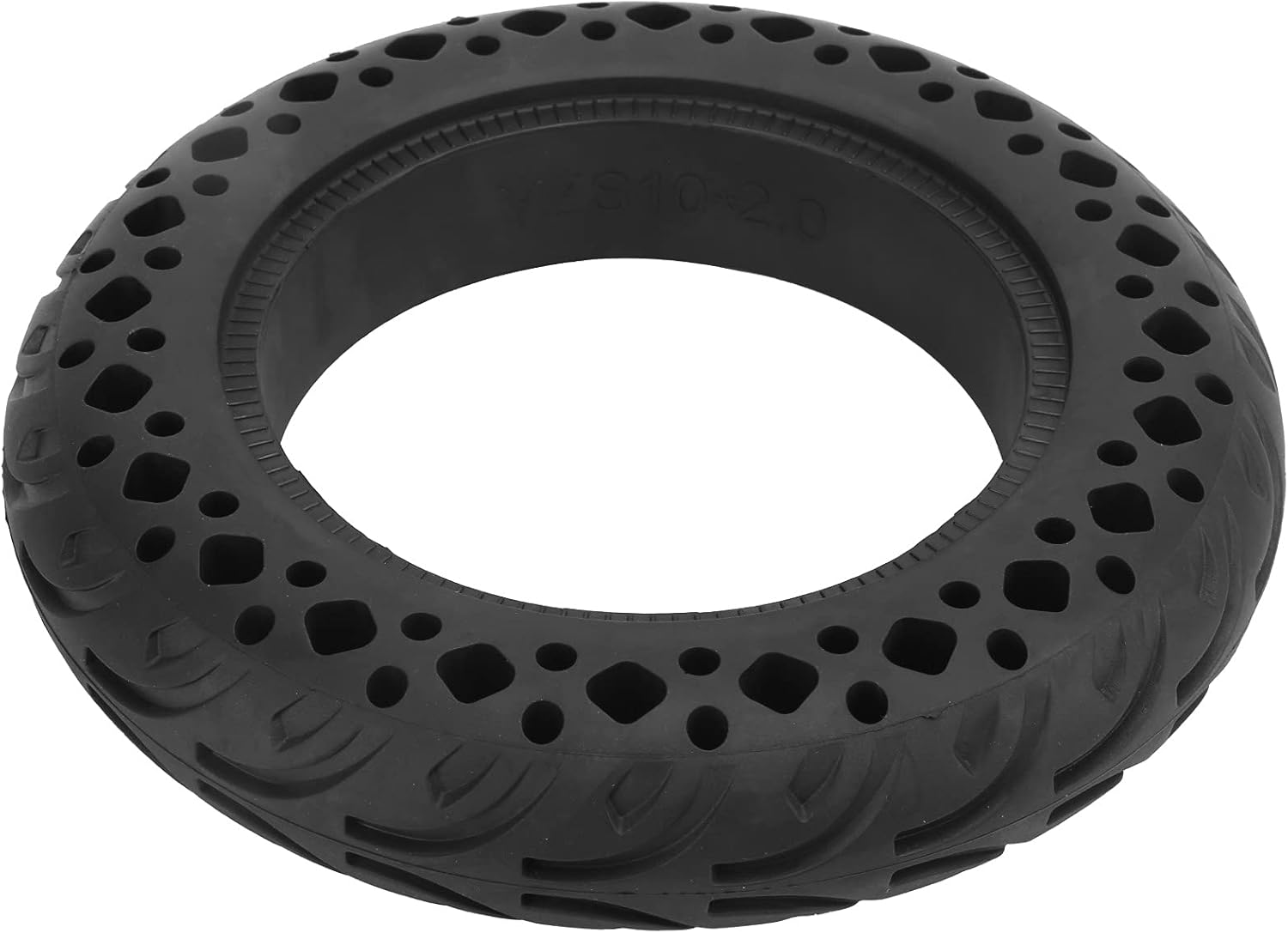 10x2.0in Solid Rubber Electric Scooter Tire Pack of 2 A865