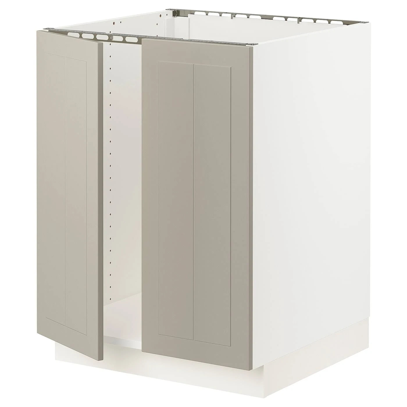 White Base Cabinet for Sink with 2 Doors S244259