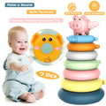7 Pcs Stacking Rings Toys Z73377