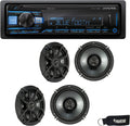 Bluetooth Receiver and Two Pairs of 6.5" Coaxial Speakers V67386