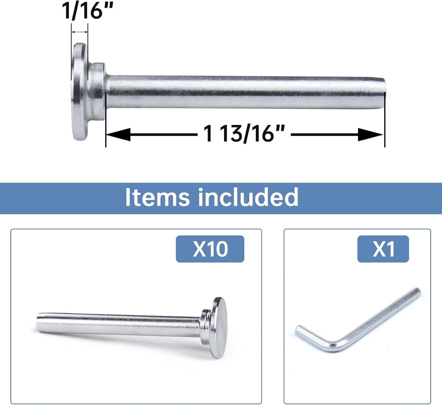 10Pack T316 Stainless Steel Cable Railing Kit G28304