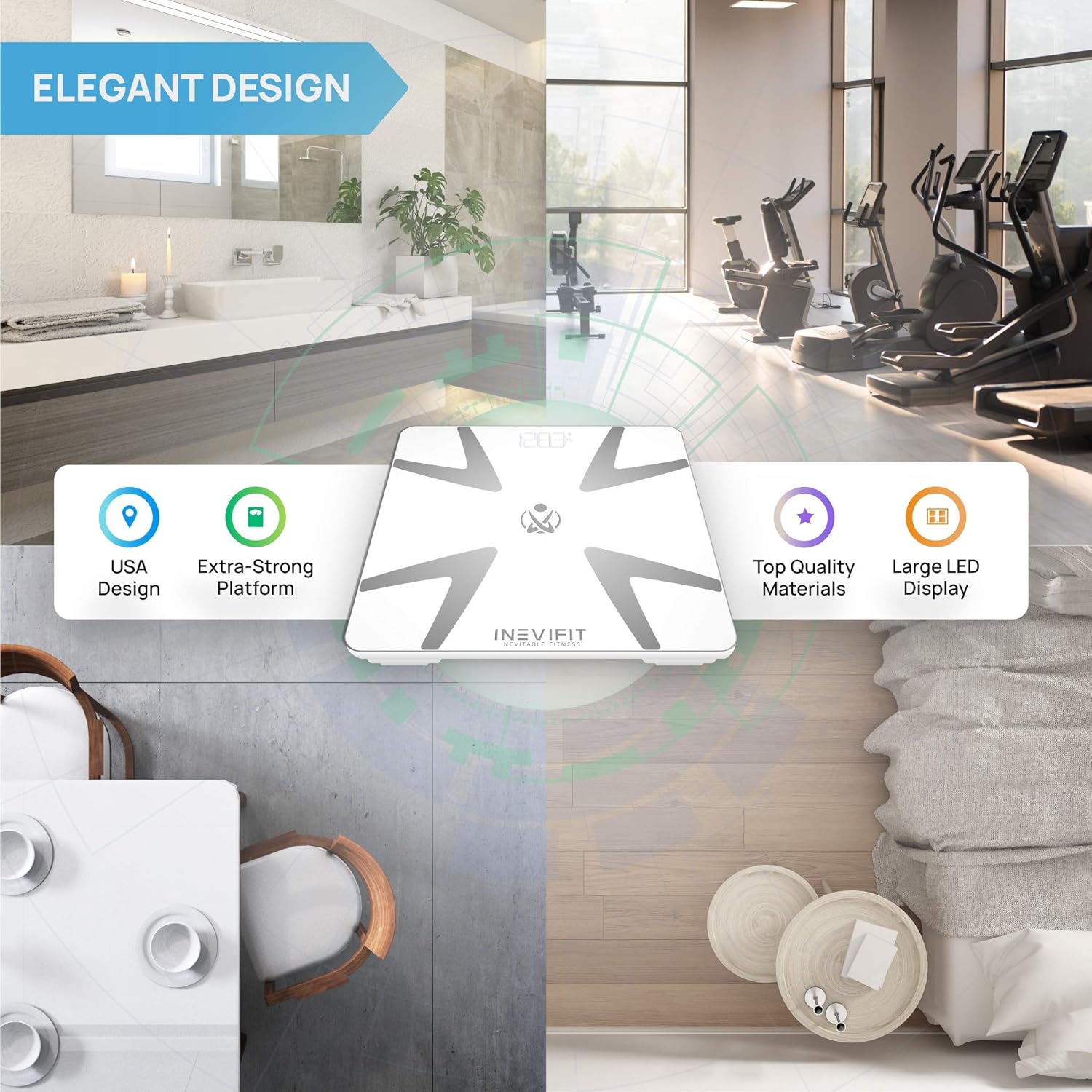 Smart Body Fat Scale with Bluetooth V824441
