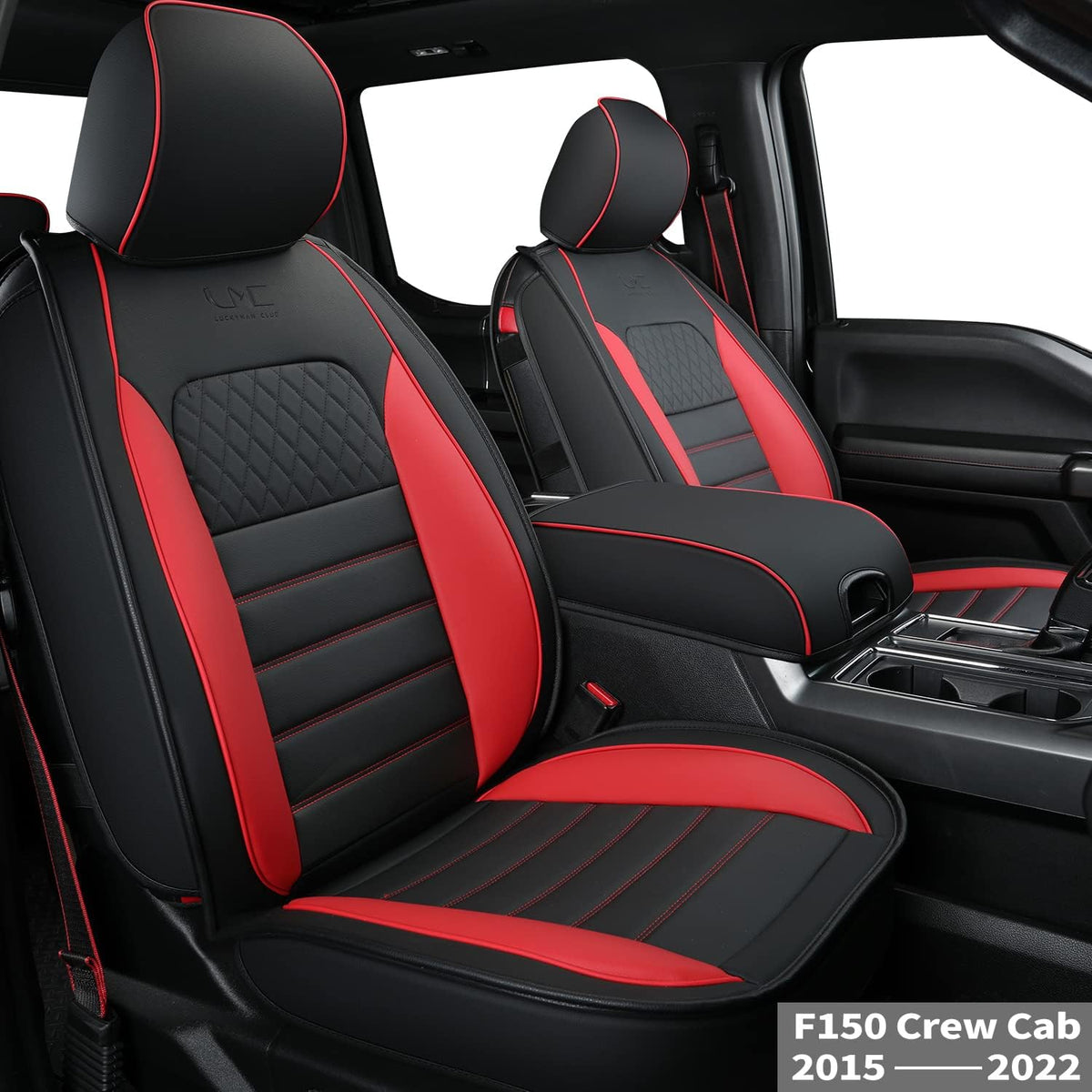 Black 2 pcs Front Seat Covers R441