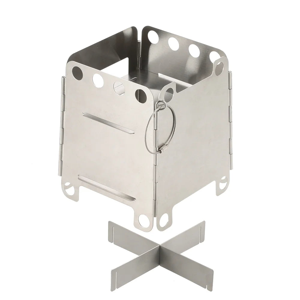 Portable Stainless Steel Wood Stove X8982