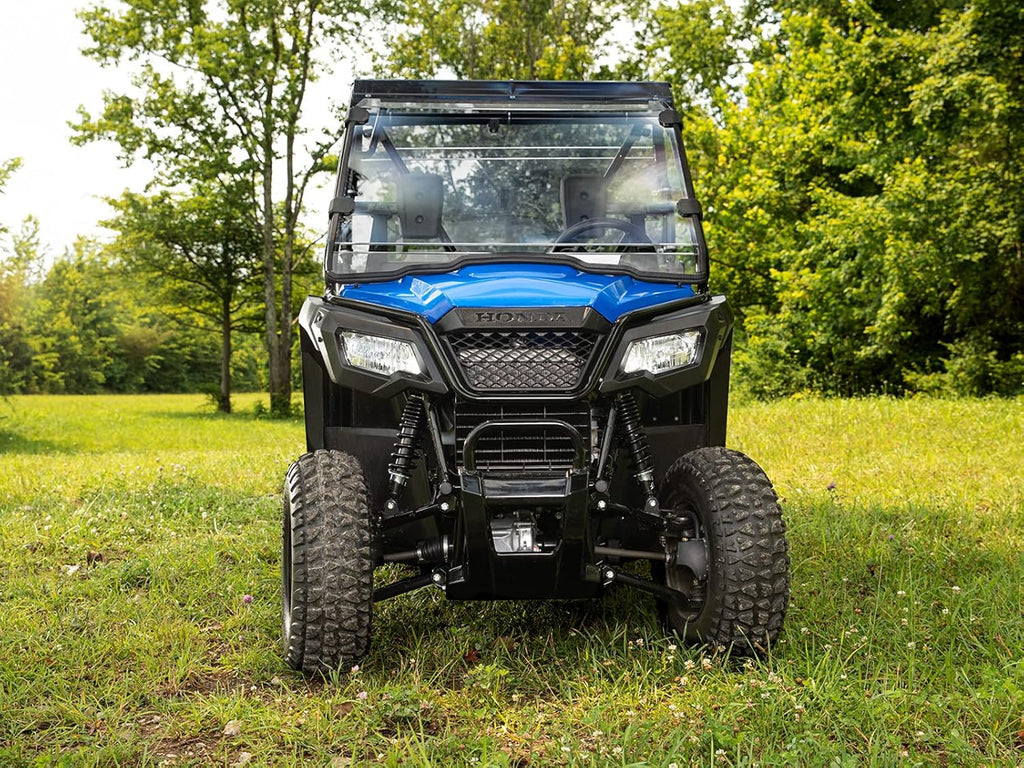 Heavy Duty Full Windshield for Honda Pioneer 500/520, 1/4 Thick Clear Polycarbonate B22118