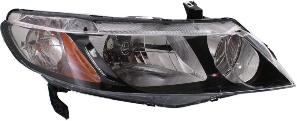 Headlight Assembly for Honda Civic 2009 2011 Driver Side Sedan O907