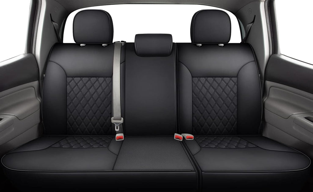 Blue Faux Leather Full-Set Seat Covers L800577