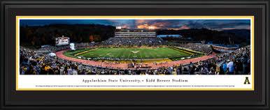 Sunset Appalachian State Mountaineer Football Standard Frame U37300