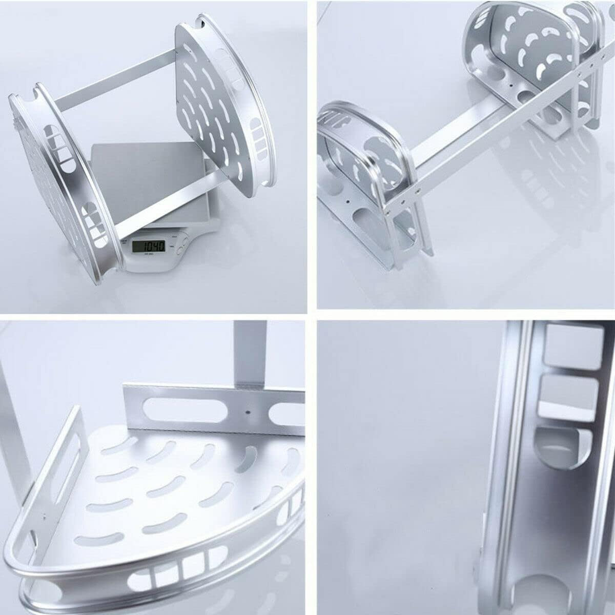 Triangular Corner Shower Caddy Shelf Storage Rack Q865361