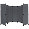 Pewter Gray Folding Portable Partition D122842
