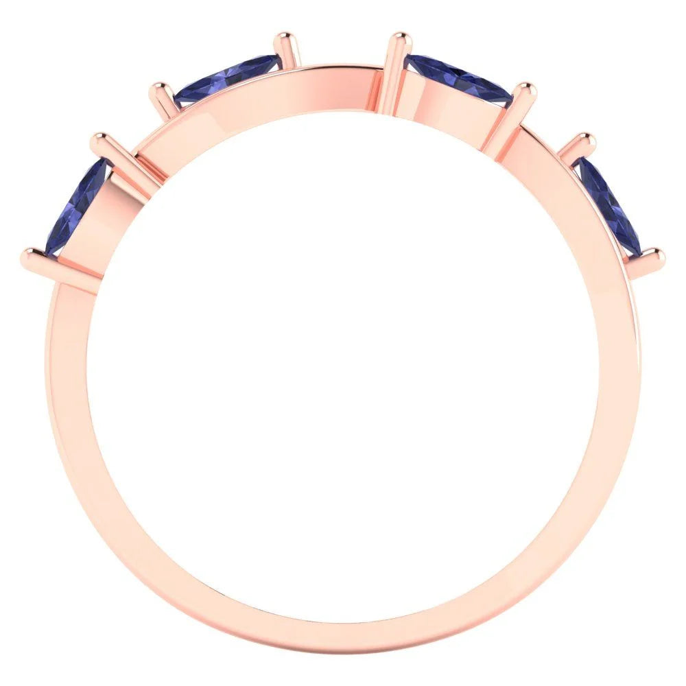 14k Rose Gold Stackable Band SZ 9.5 B95407