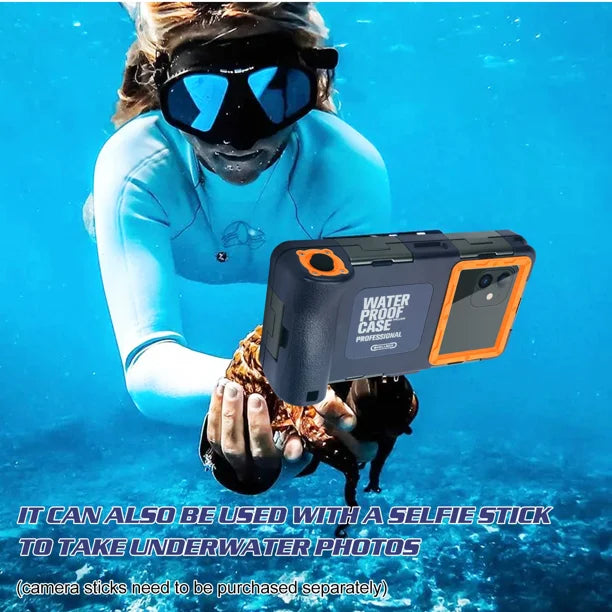 Waterproof Protective Case for Zenfone 3 Max ZC520TL and Phones Up to 6.9 Inch with Lanyard I43574
