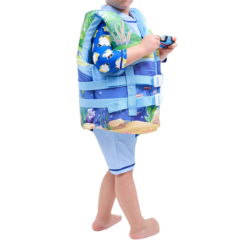 Cartoon Swim Vest with Adjustable Safety Strap V226333