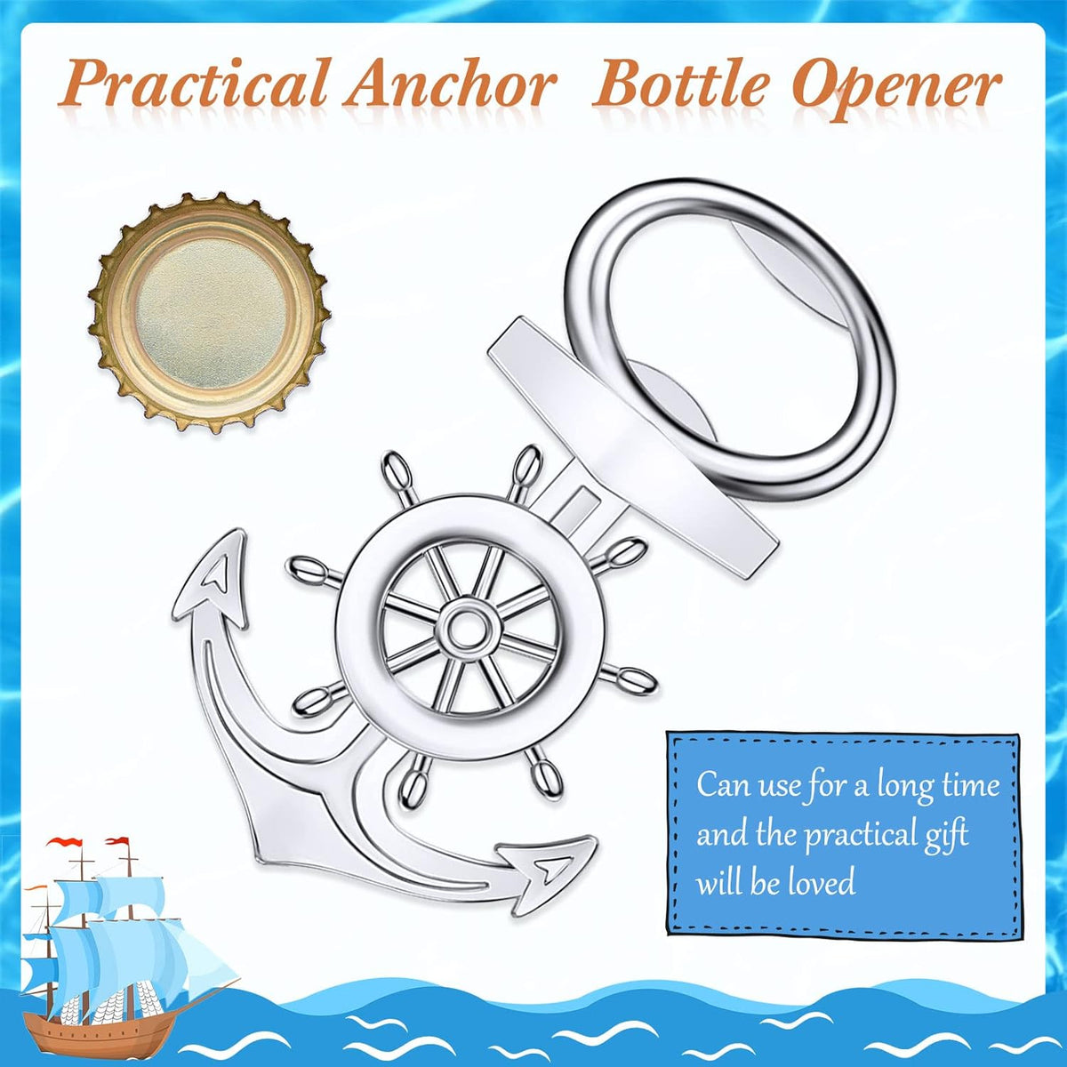 Nautical Anchor Bottle Opener K679