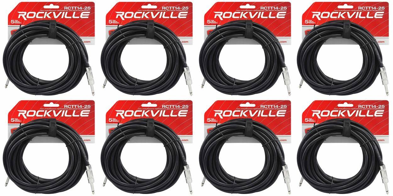 25& 14 AWG 1/4x22 TS to 1/4x22 TS Pro Speaker Cable G586434