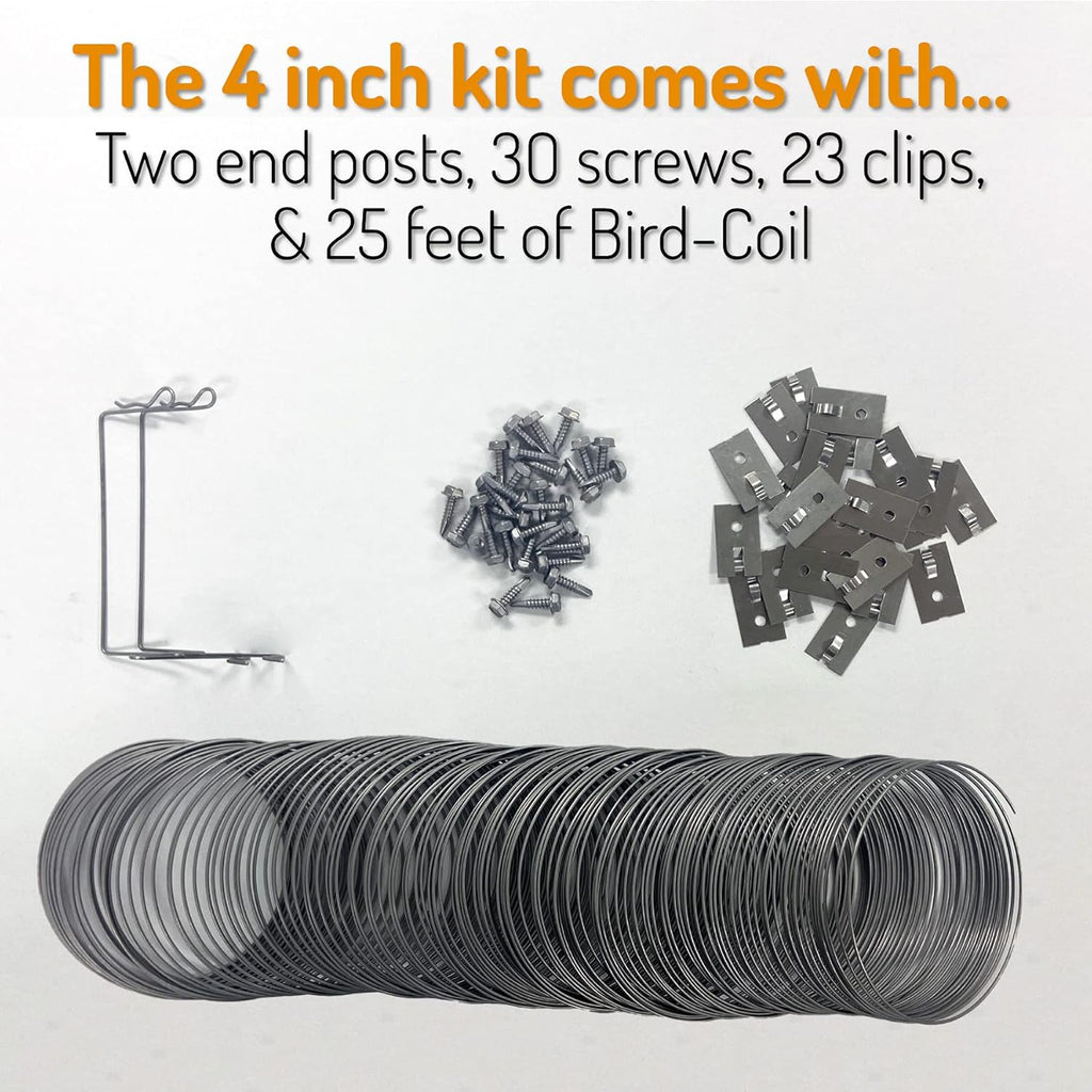 Stainless Steel Bird Deterrent Coils, Pack of 2 Q47399