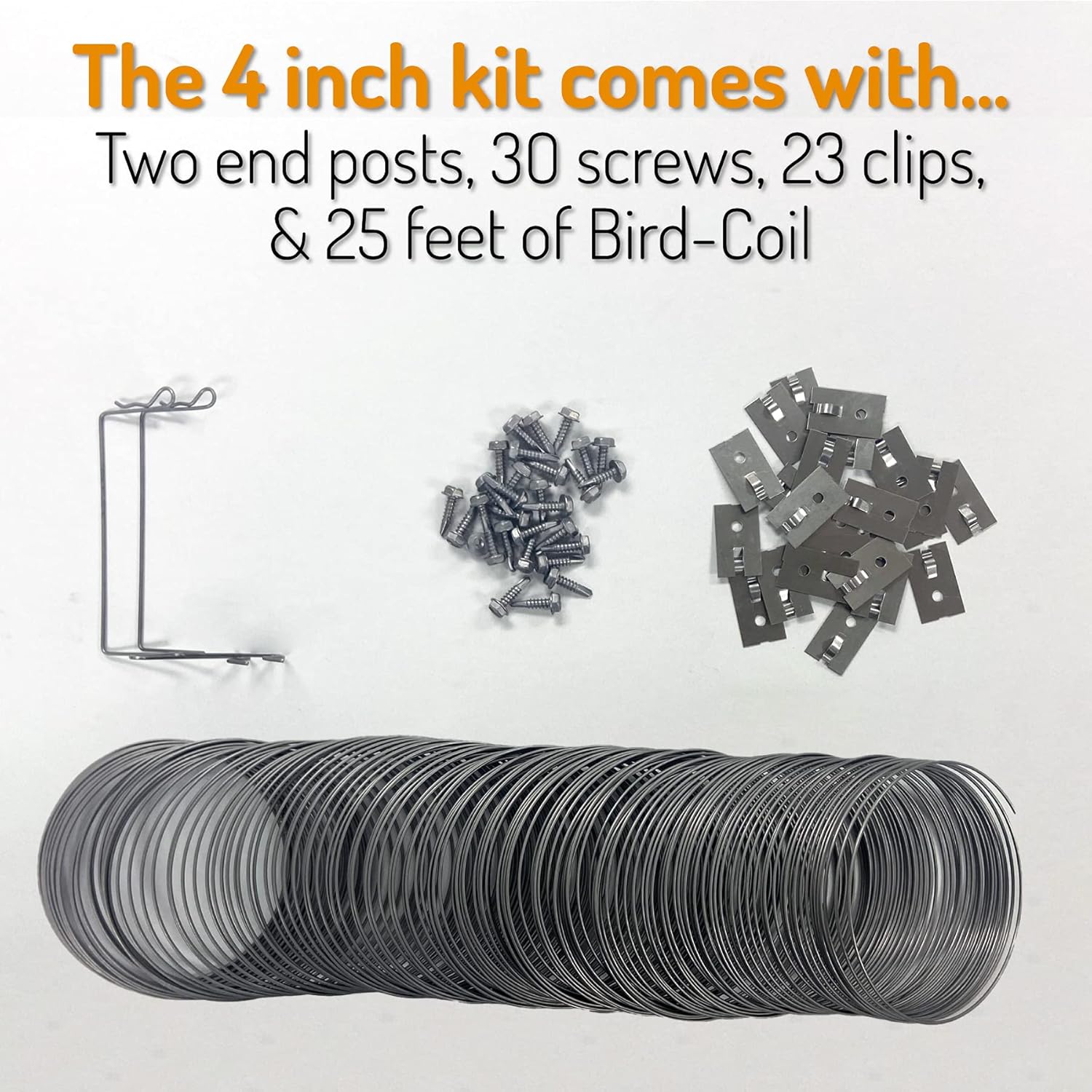 Stainless Steel Bird Deterrent Coils, Pack of 2 Q47399