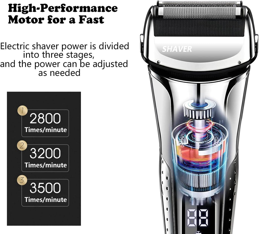 Silver Electric Foil Shaver, Pack of 2 E7815
