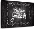 Black Framed Canvas Wall Art 12x16 inches H355