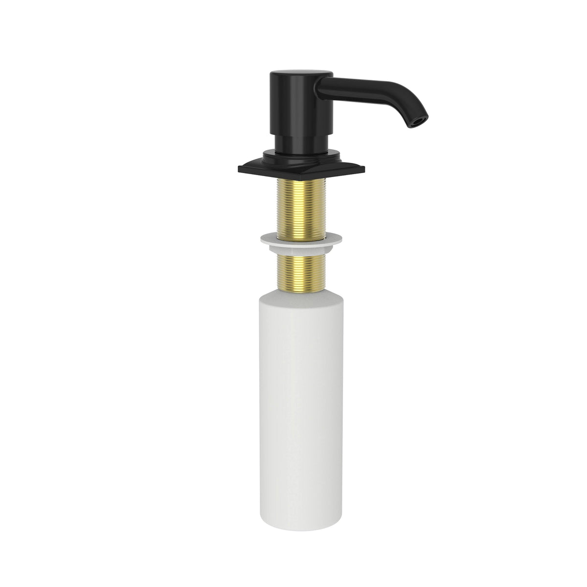 Gloss Black Soap/Lotion Dispenser O8584