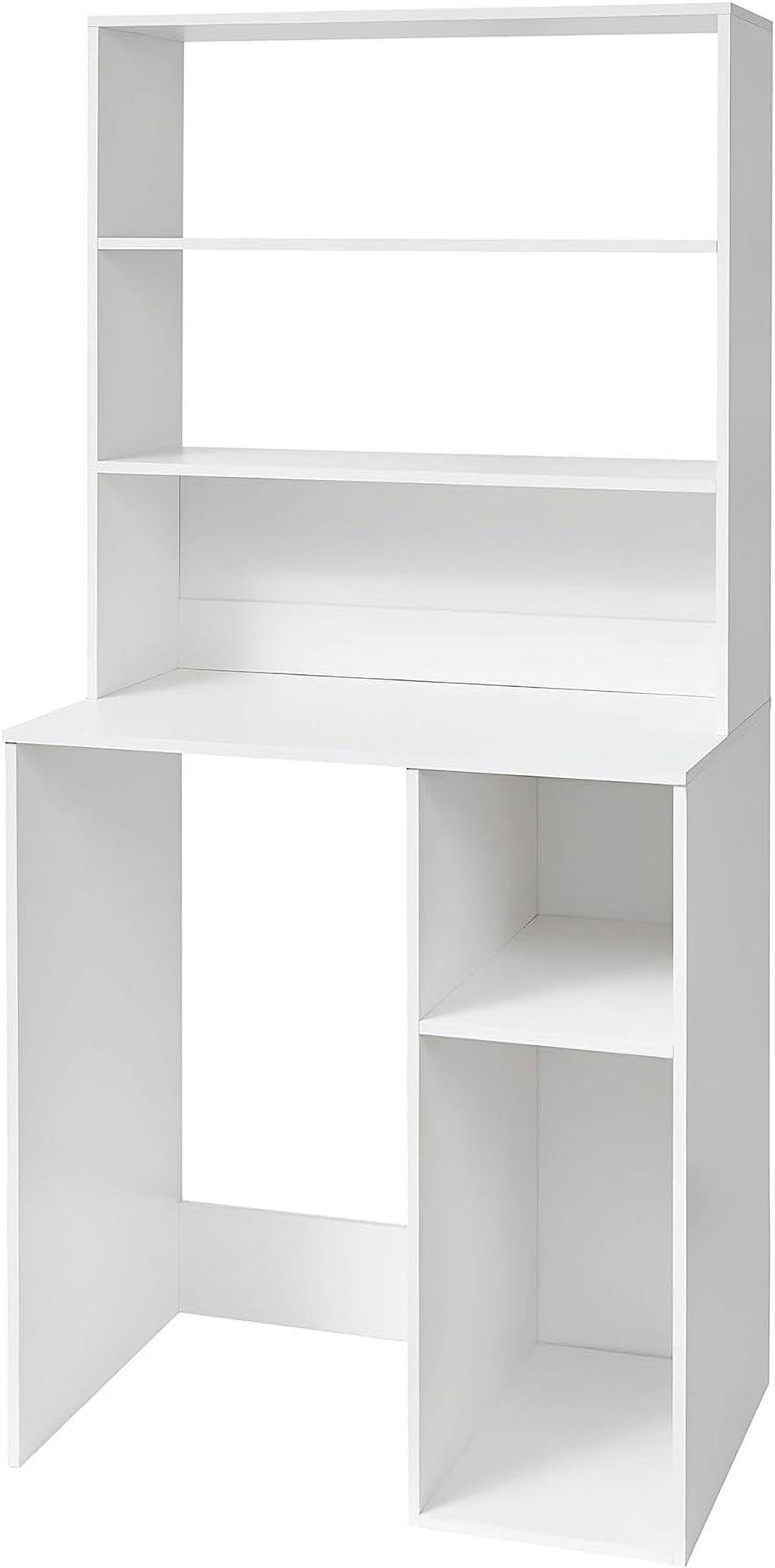 White Mini Fridge Dorm Station with Top J968695