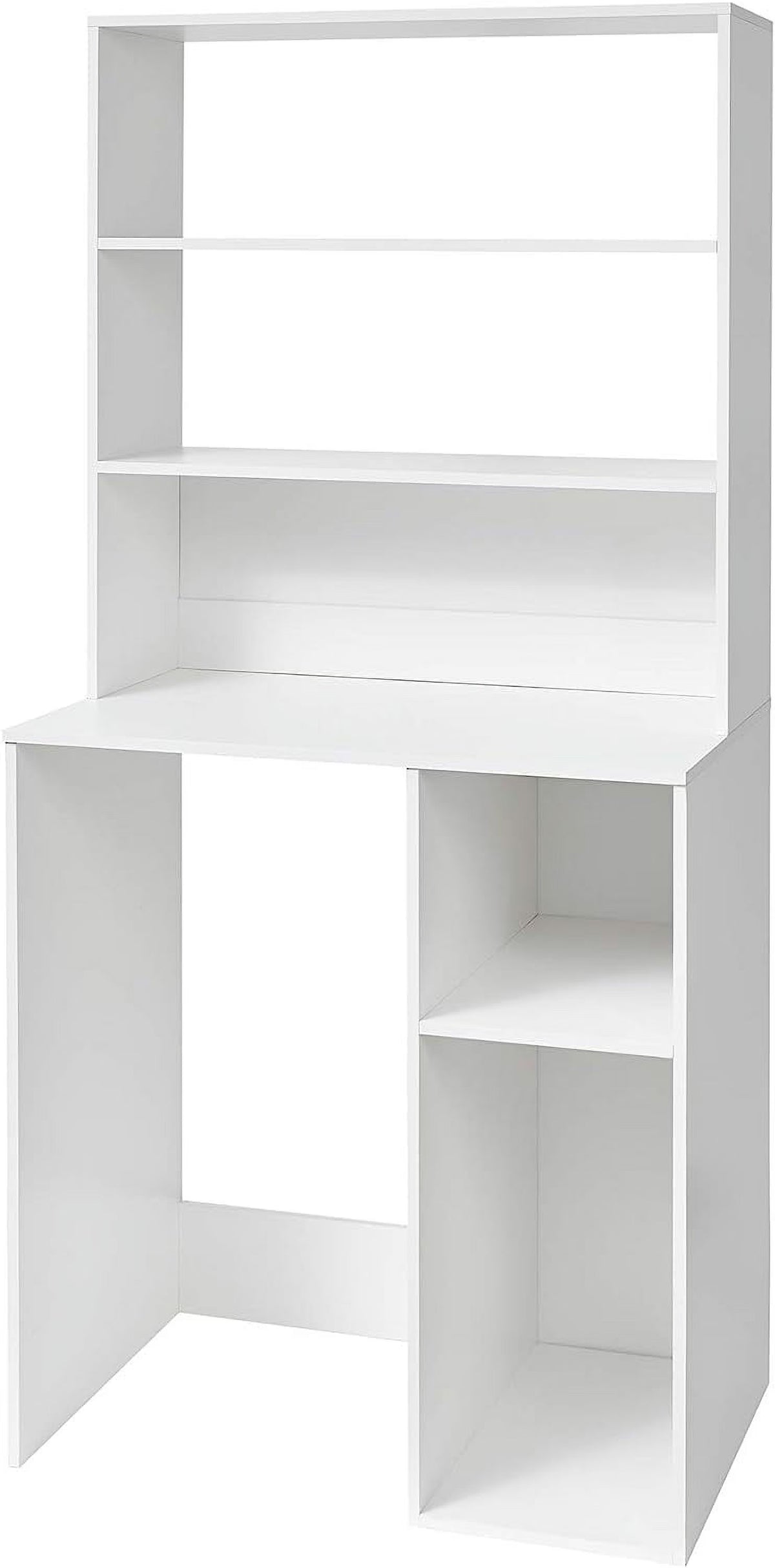 White Mini Fridge Dorm Station with Top J968695