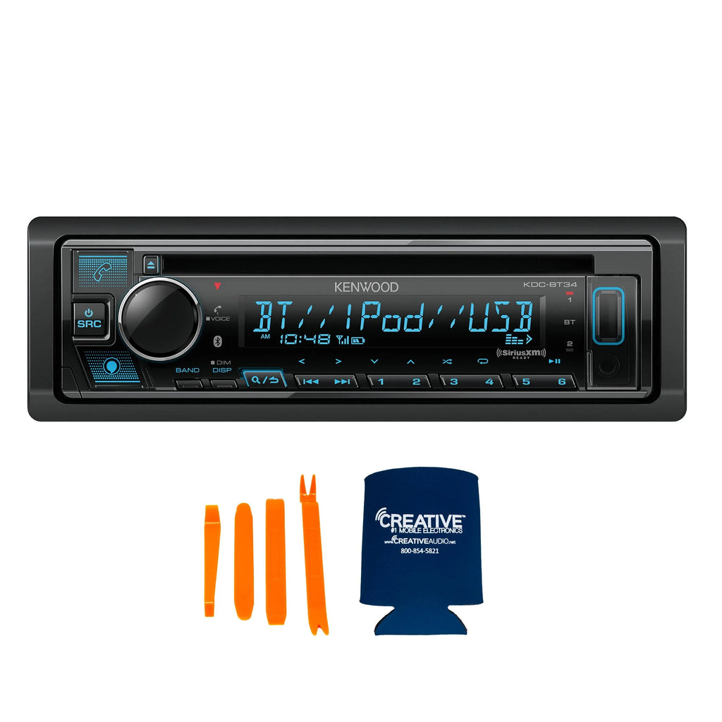 Bluetooth single DIN CD receiver with Satellite Tuner O2462